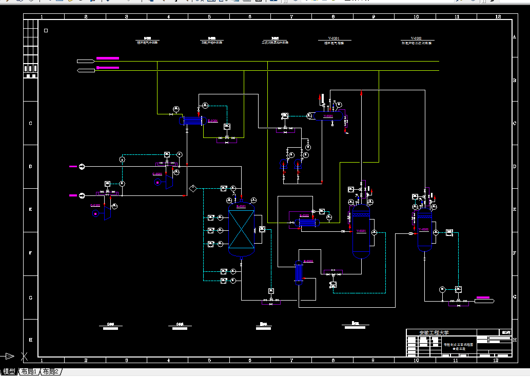 H574-醋酸加氢制乙醇合成工段设计