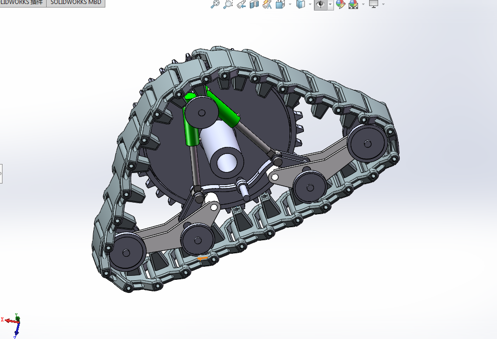 H702-全地貌轻型多功能驱动车轮设计