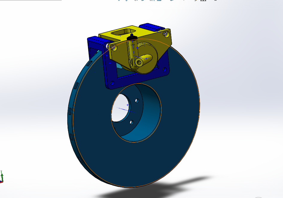 H725-某轿车制动器的设计[含SW三维图]