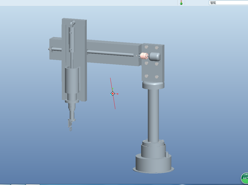 H828-旋臂式机械手设计[含三维图]