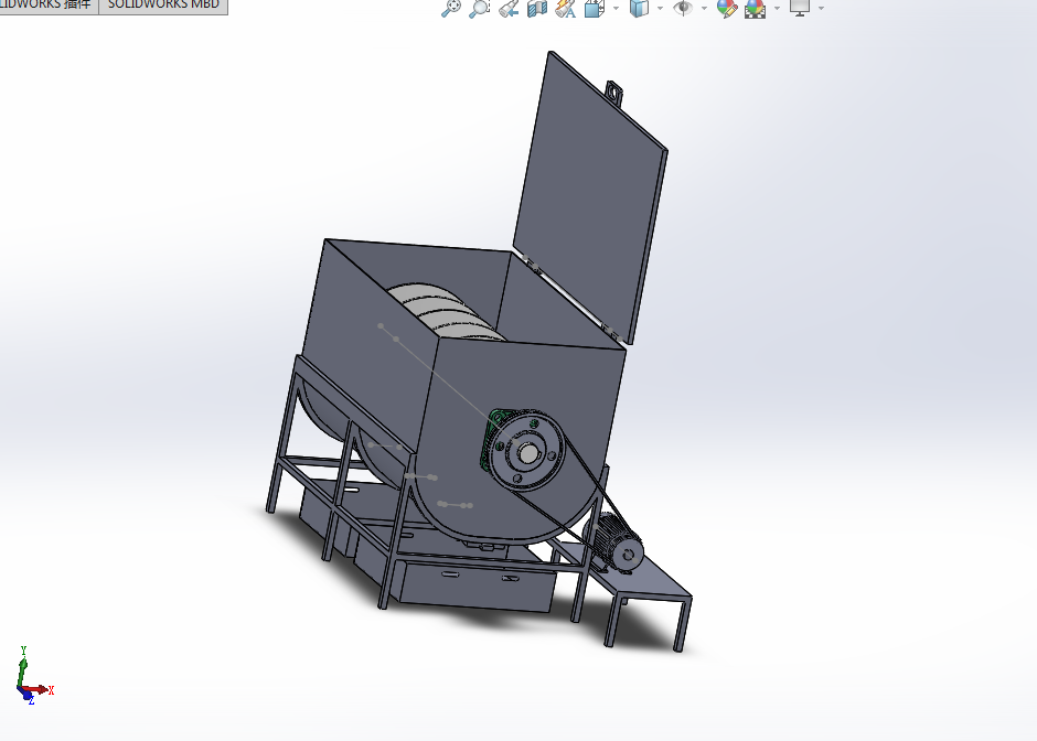 H837-双螺旋饲料搅拌机的设计[含SW三维图]