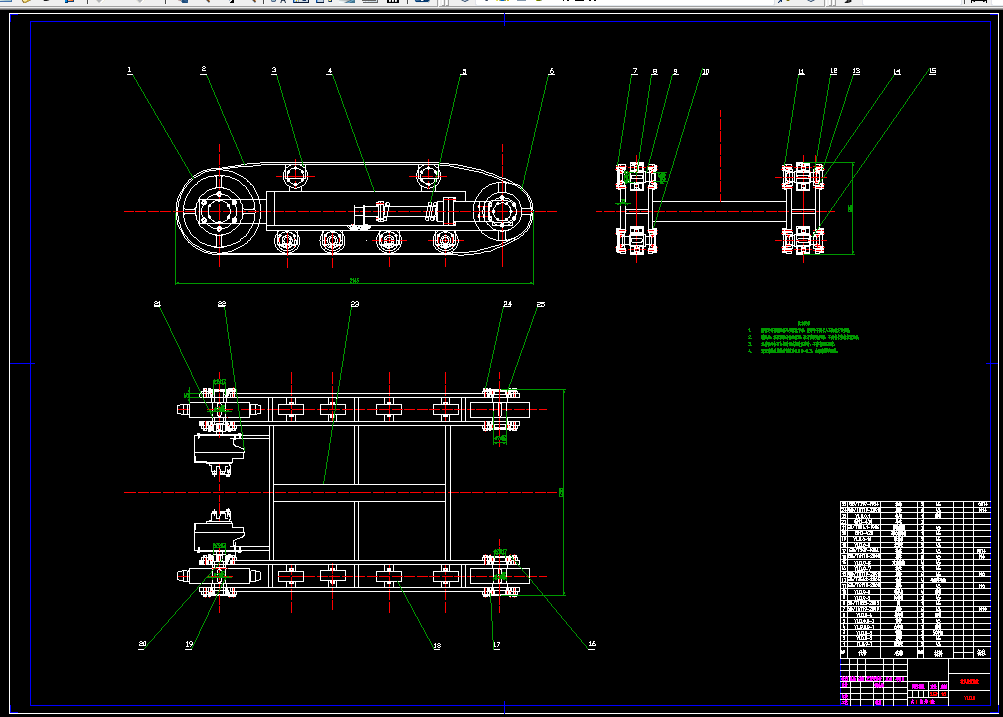 H896-履带式液压驱动底盘的设计
