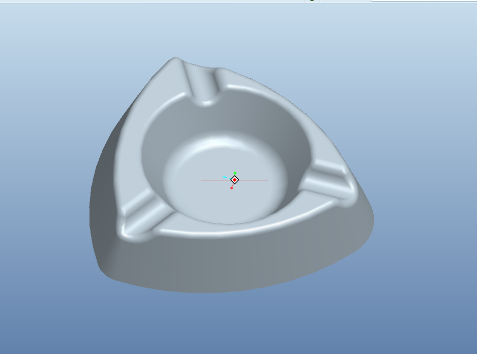 H909-数控铣床及加工中心产品加工【含proe三维】烟灰缸下模
