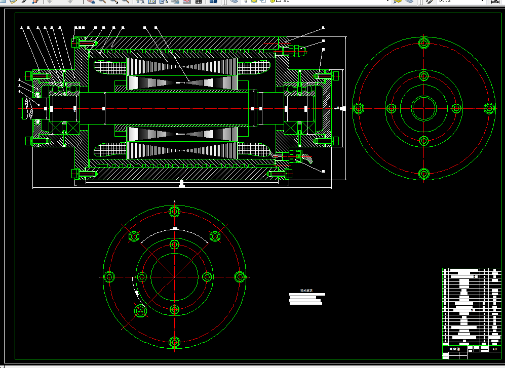 H989-电主轴系统设计及其温度分布检测