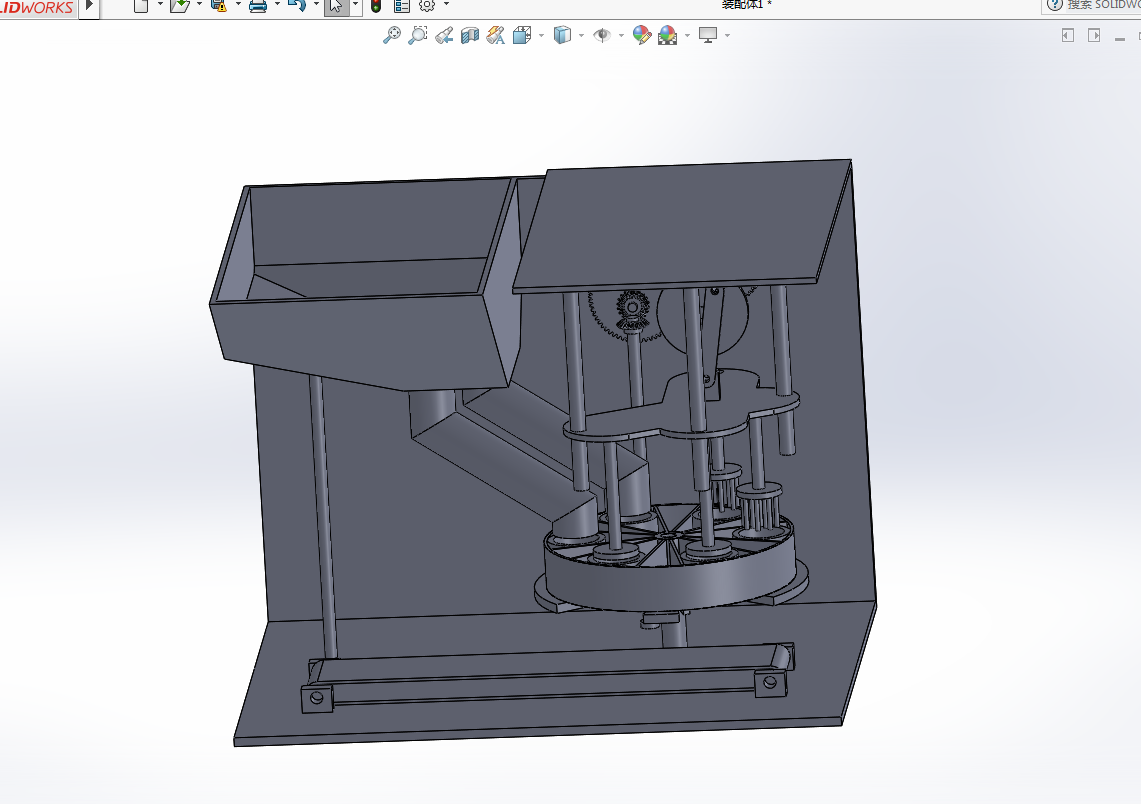 i050-电控蜂窝煤成型机创新设计[含SW三维图]