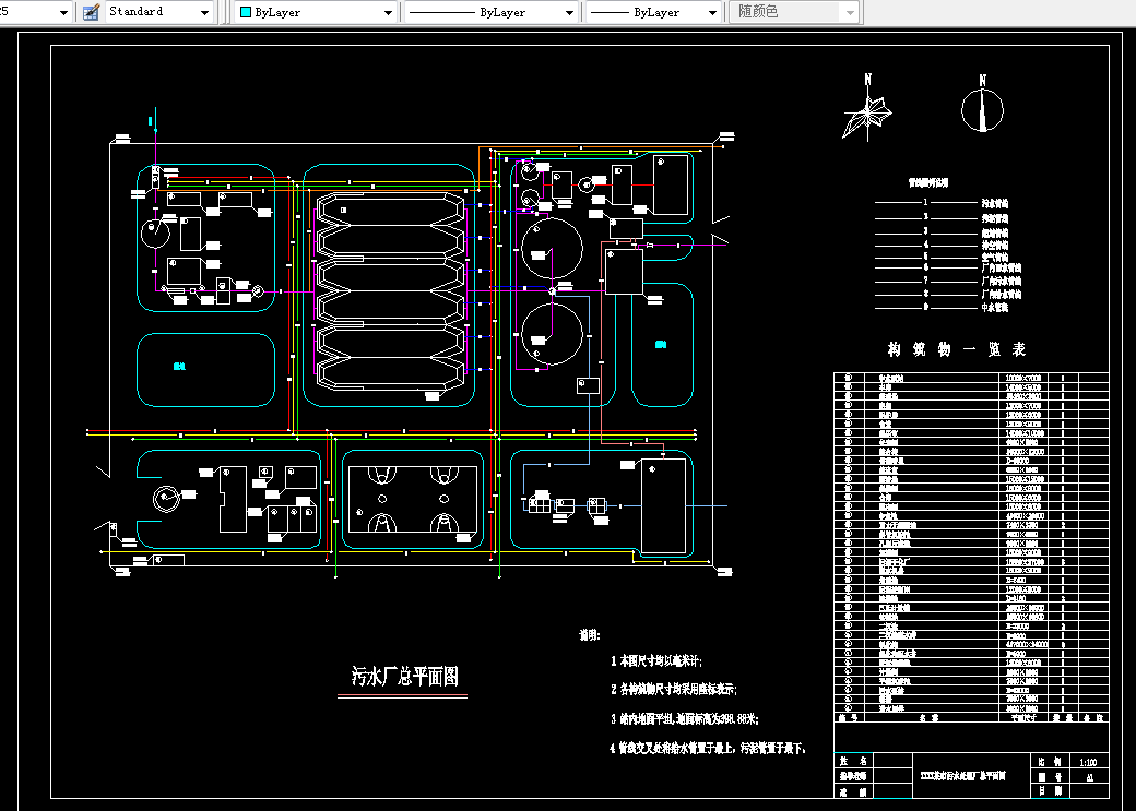 i061-西北地区某城市二级污水处理厂设计