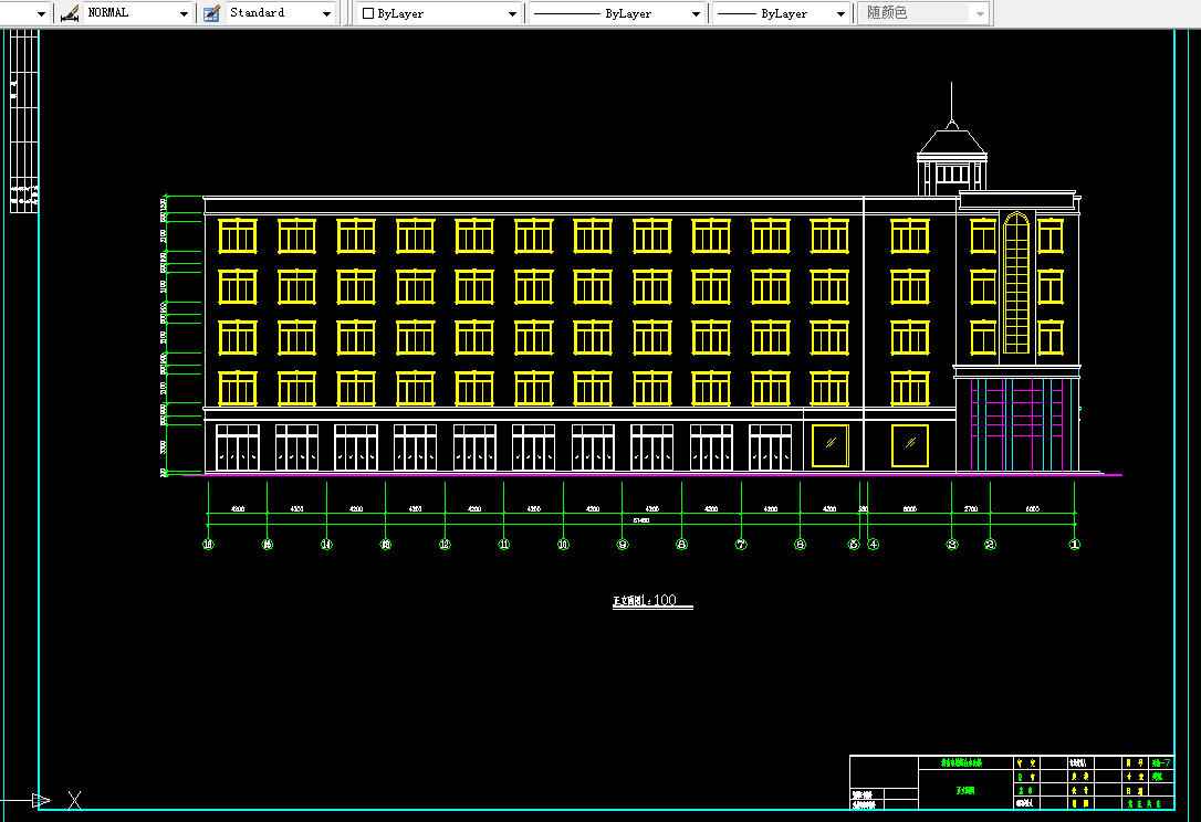 i066-济南市某综合办公楼建筑结构及施工组织设计--五层4700平米