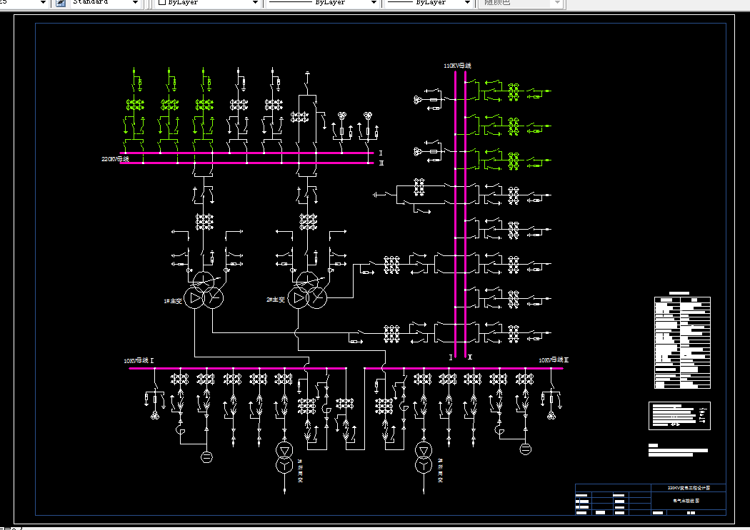 i075-某220KV变电站工程电气设计