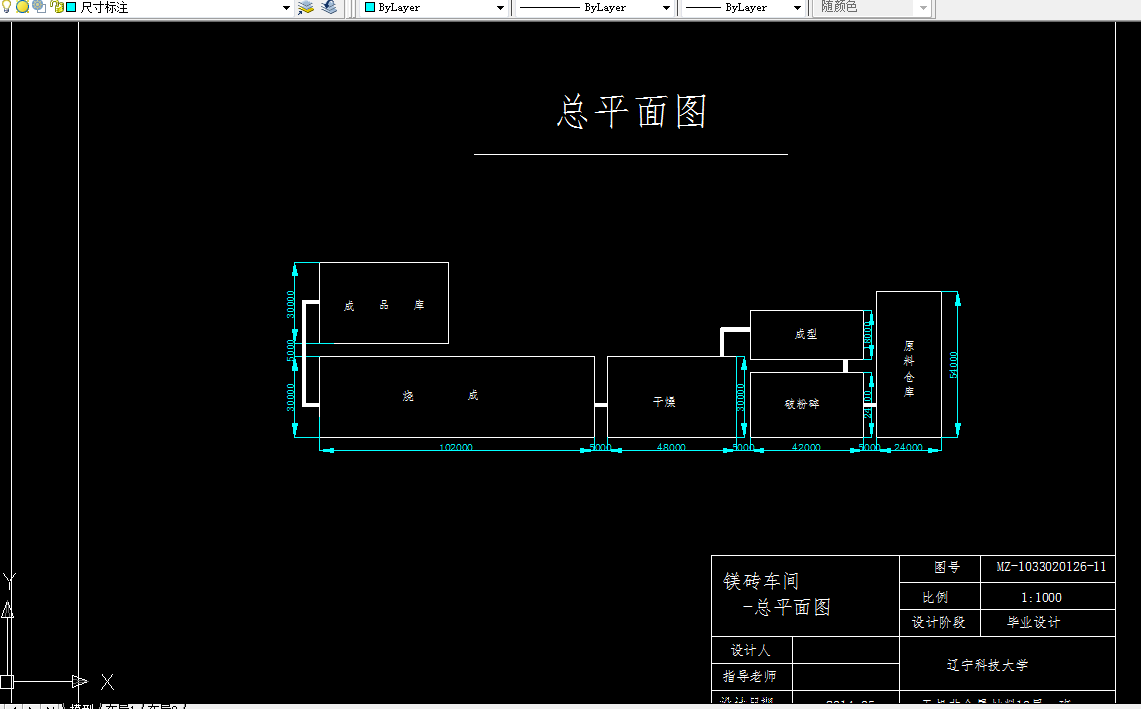 D271-年产2.4万吨镁砖生产车间的设计
