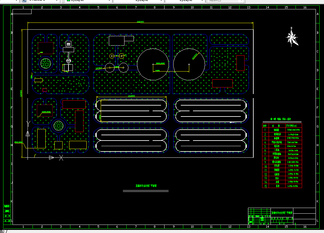 i128-氧化沟工艺处理城市污水设计