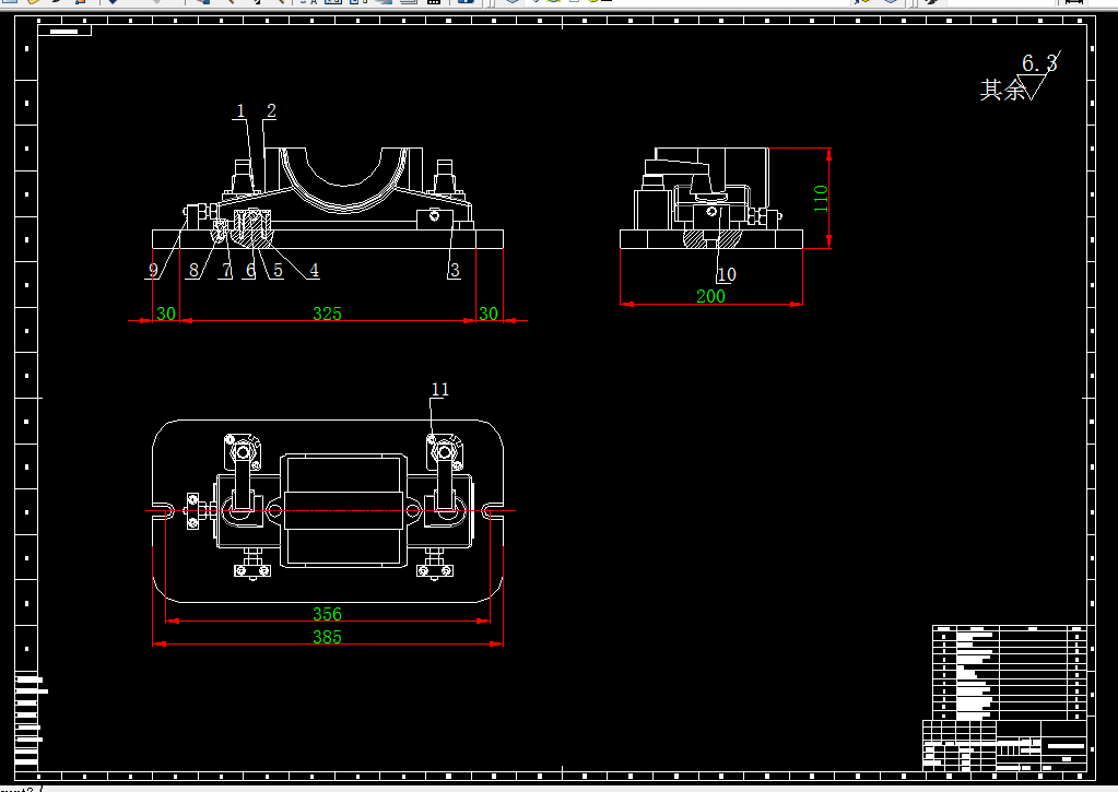 i372-滚动轴承座SN215零件工艺规程及加工轴承孔气动夹具设计