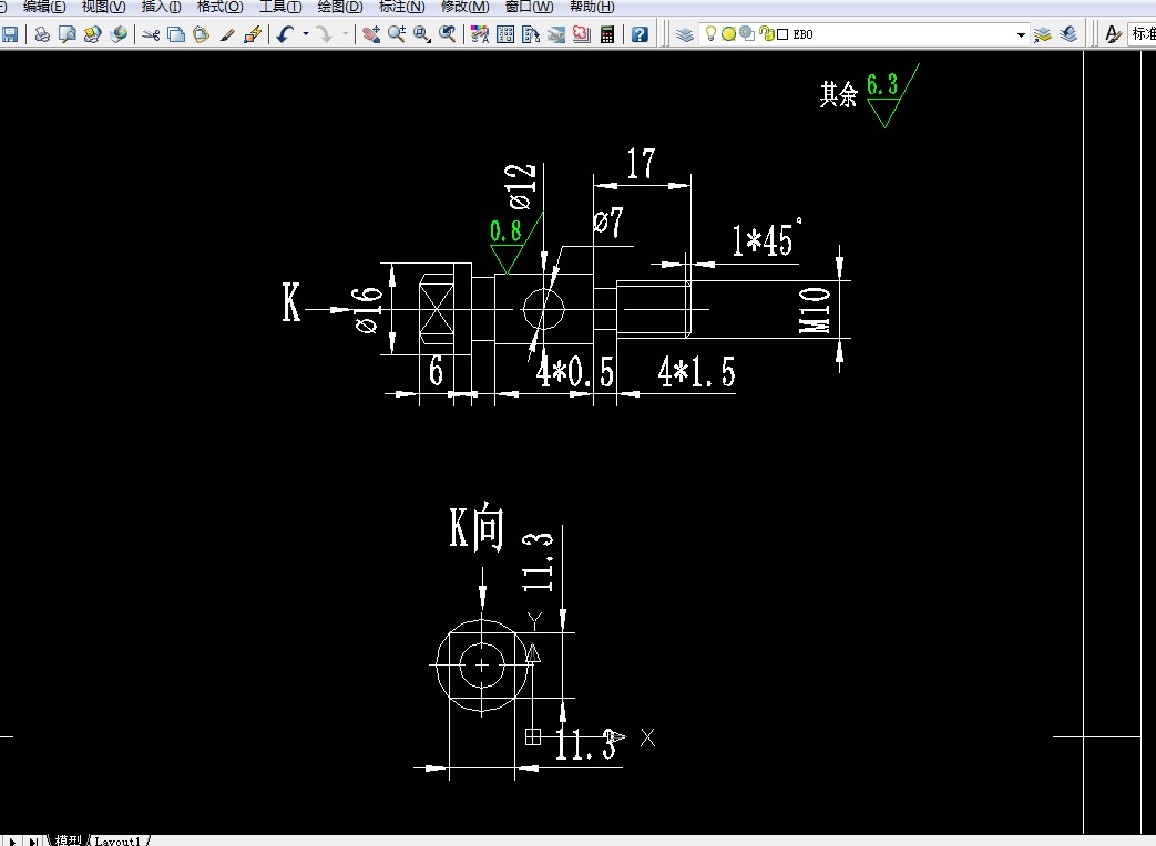 i388-CA6140普通车床螺钉轴机械加工工艺规程及夹具设计