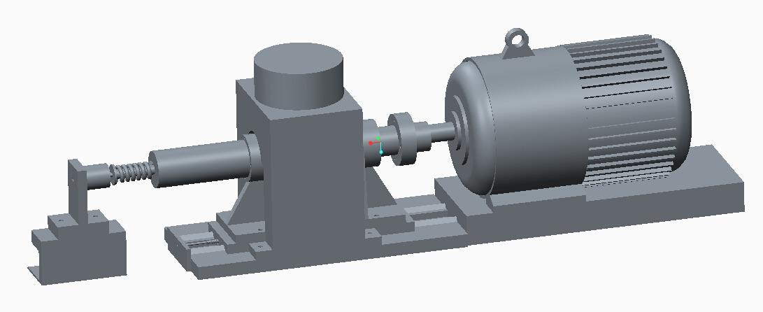 i509-电主轴-轴承特性试验台设计【含croe三维图】