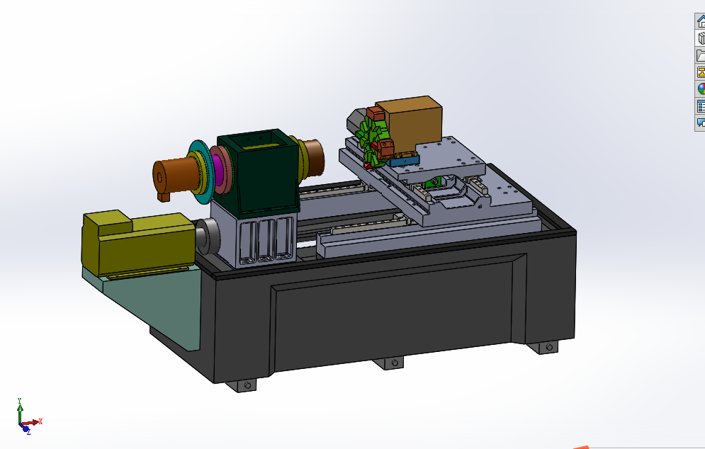 i523-盘类零件超硬数控车床的模型及热特性分析[含SW三维图]
