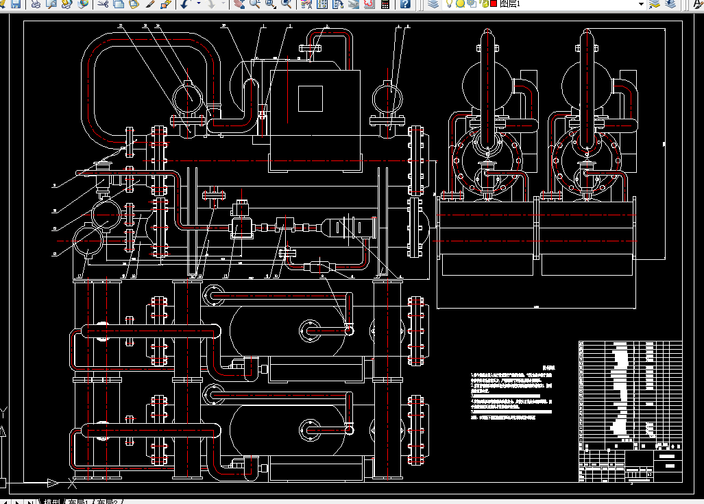 i542-120KW模块式水冷冷水机组设计