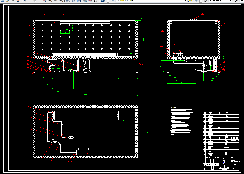 i553-2400L超市分体式冷冻展示柜设计