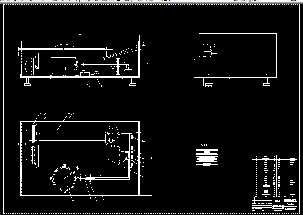 i559-28kW整体式水源热泵空调机组设计
