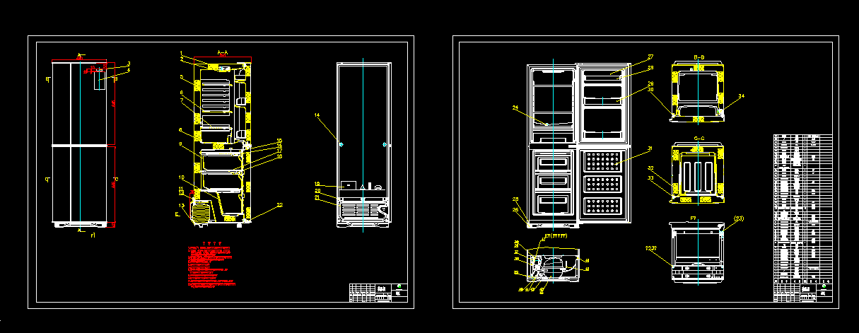 i580-168L双门直冷冰箱设计