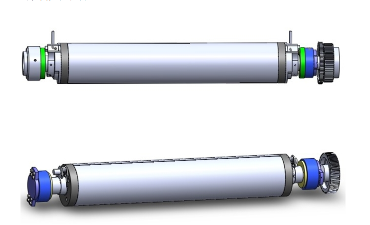 i718-书刊胶印机印刷滚筒设计[含SW三维图]