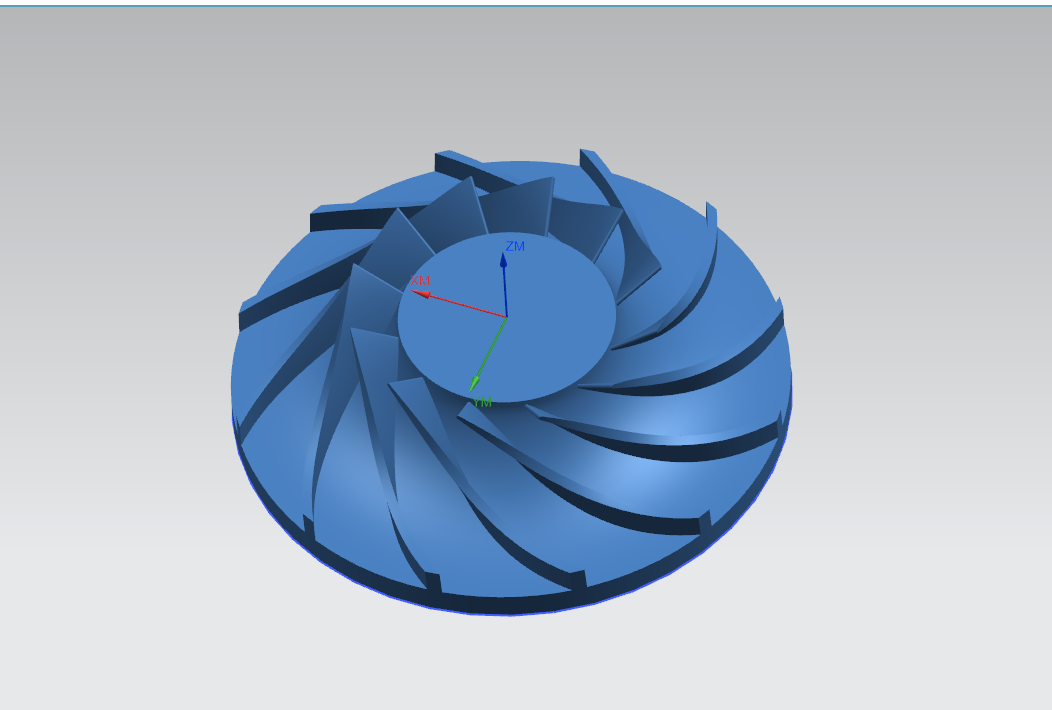 i747-整体叶轮复杂曲面造型及数控加工仿真[含UG三维图]