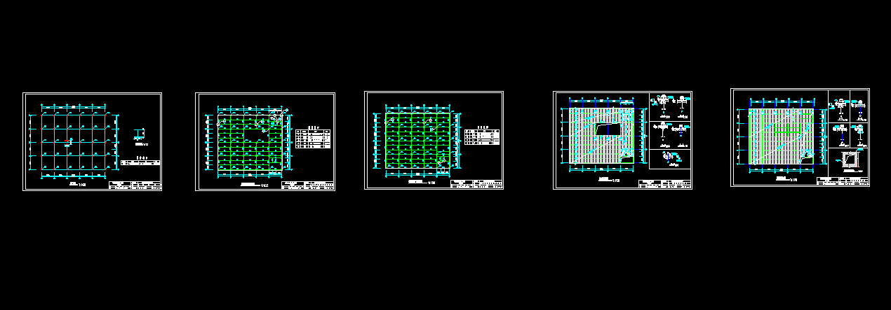 i796-某综合楼钢结构框架设计4层7200平米
