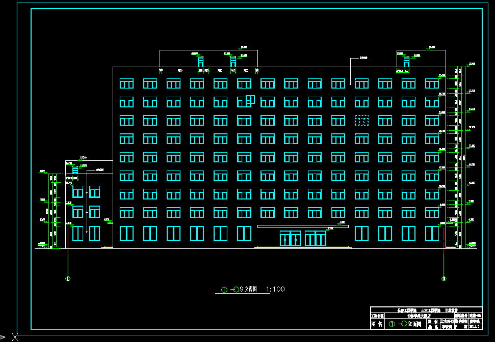 i802-长春华美大酒店建筑、结构、施工设计-9层，11304平米