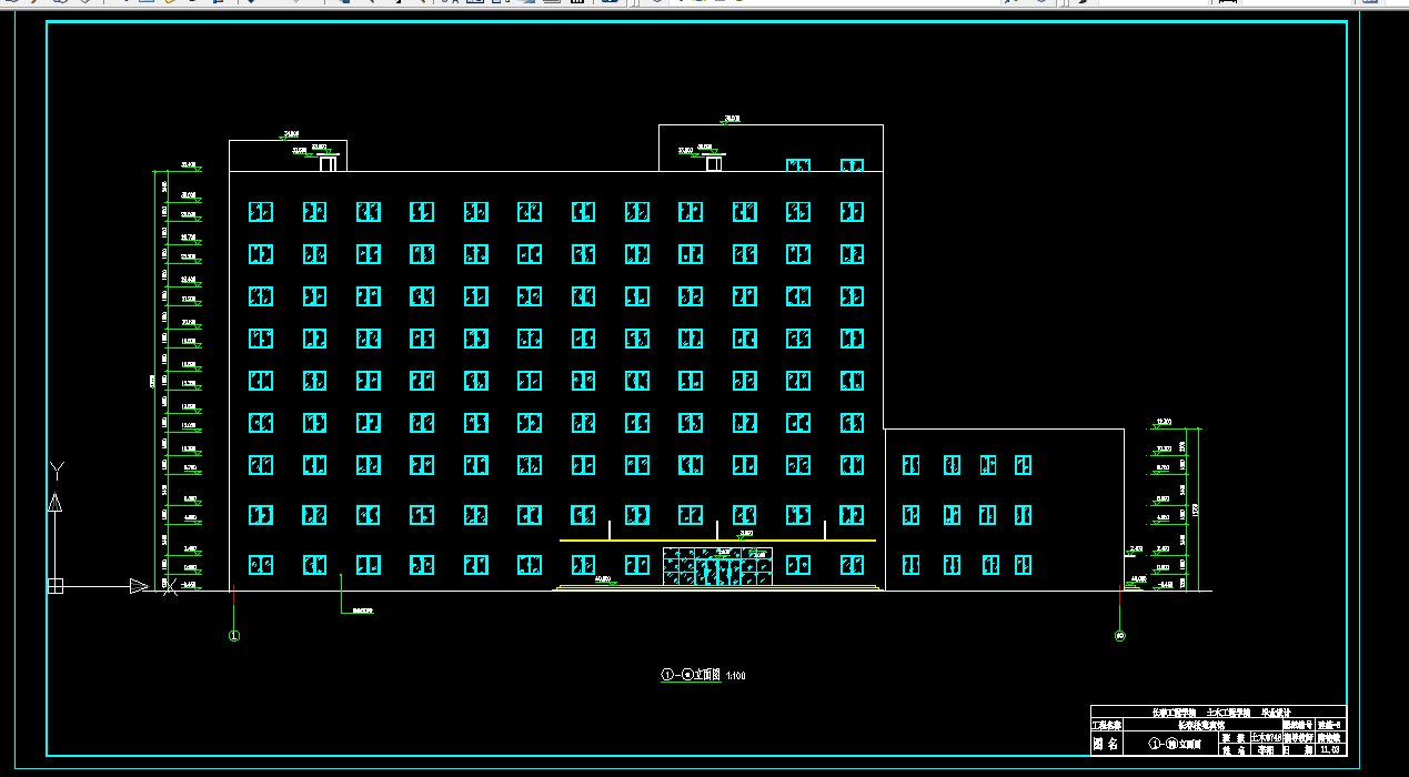 i803-长春松苑宾馆建筑、结构、施工设计-9层，9730平米