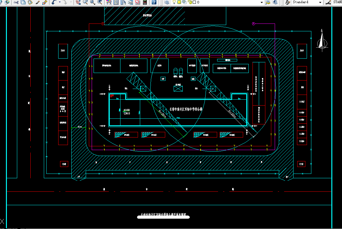 i815-长春市南关区实验中学综合楼结构、施工设计-10层。12433平米