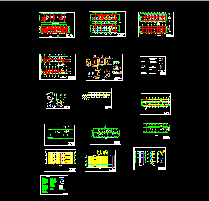 i938-赣州市十二中教学楼设计【8层10700平面】
