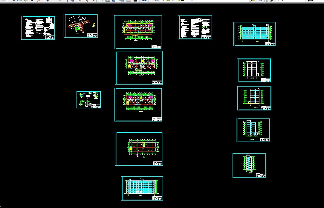 i942-六层馨忆办公楼设计-4500平米