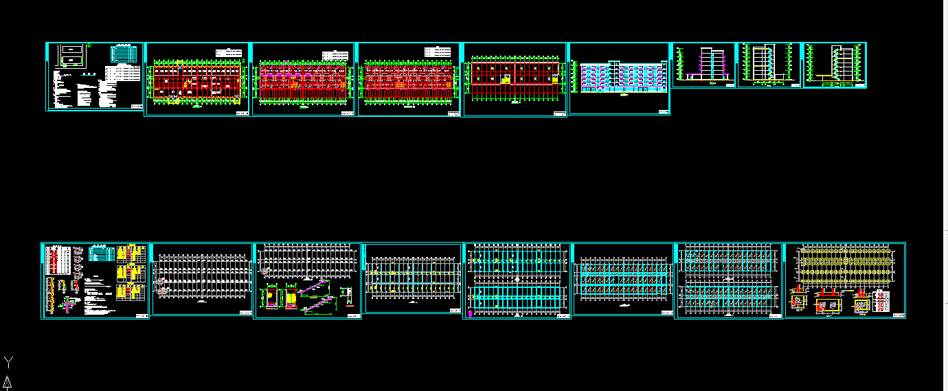 i944-七层宾馆建筑结构设计-7500平米
