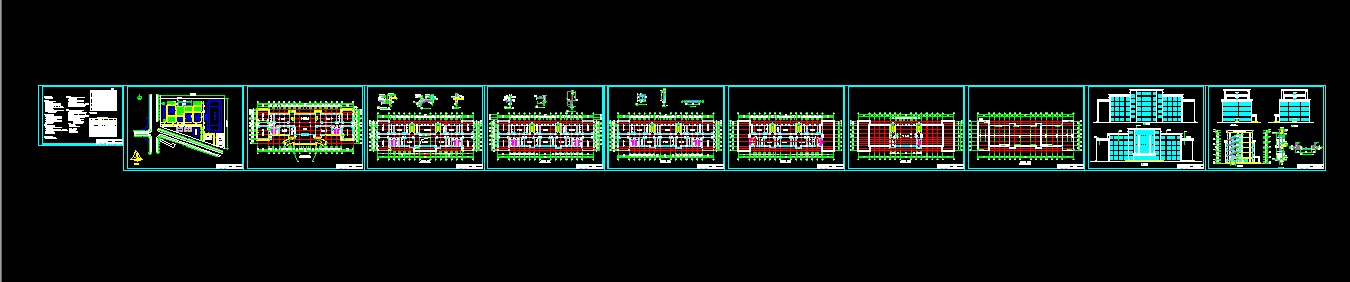 i953-江西理工大学六层办公楼设计-8100平米