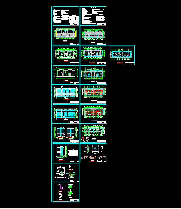 i957-新余市尚厦七层住宅楼设计设计-1层车库，3284平面，2单元3户型