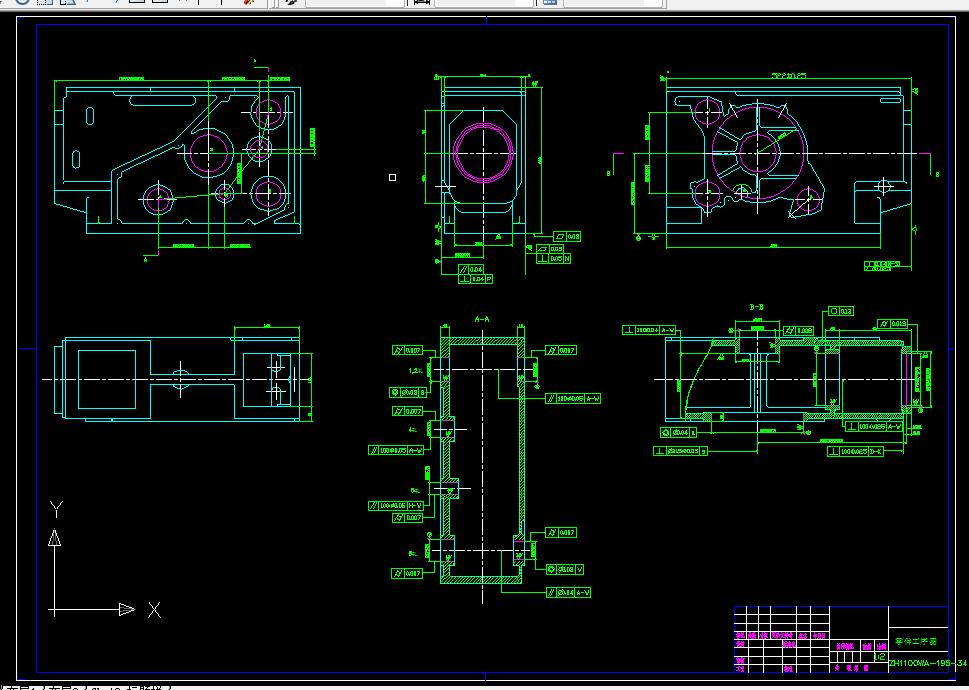 i970-S195柴油机机体三面精镗组合机床总体设计及夹具设计