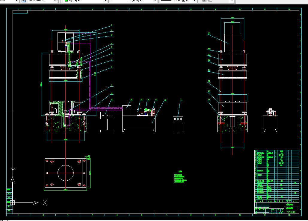 J002-单片机控制四柱液压机设计