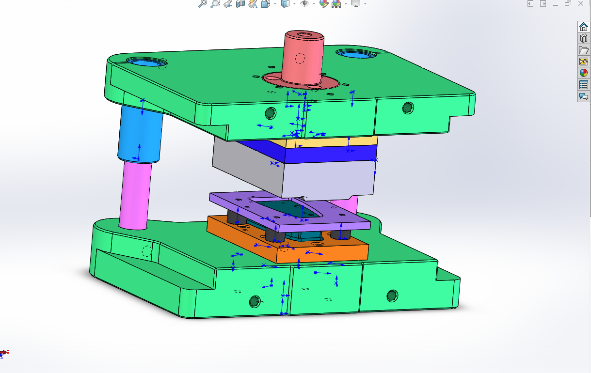J030-U型制件冲压工艺及模具设计[含SW三维图]