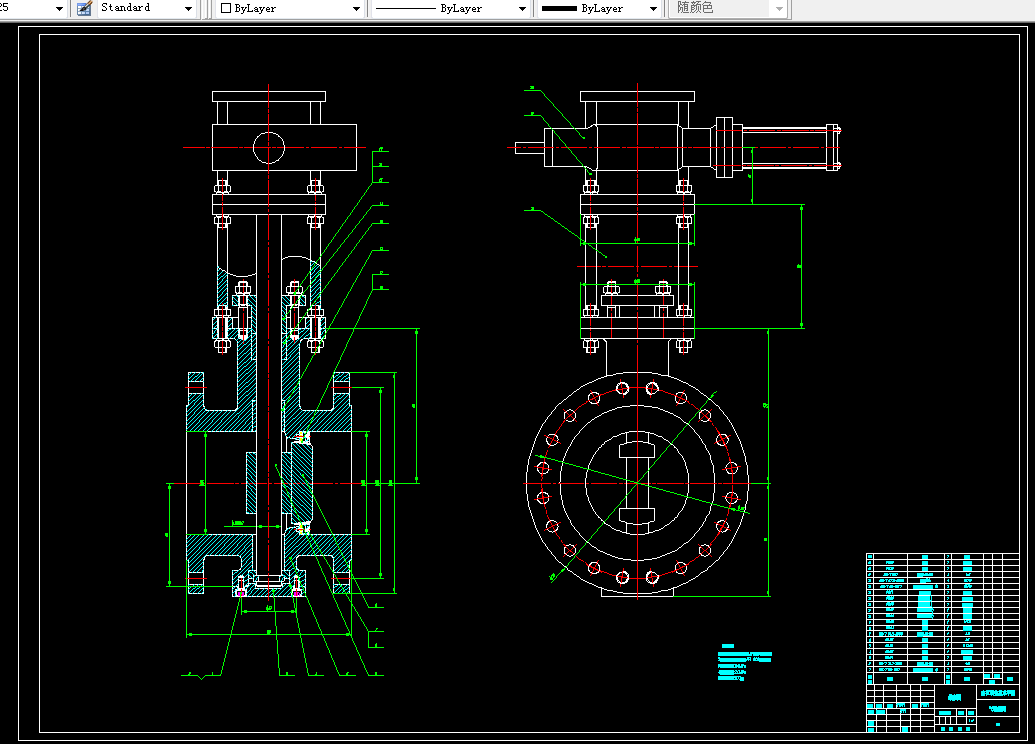 J175-炼钢转炉专用气动蝶阀的结构设计