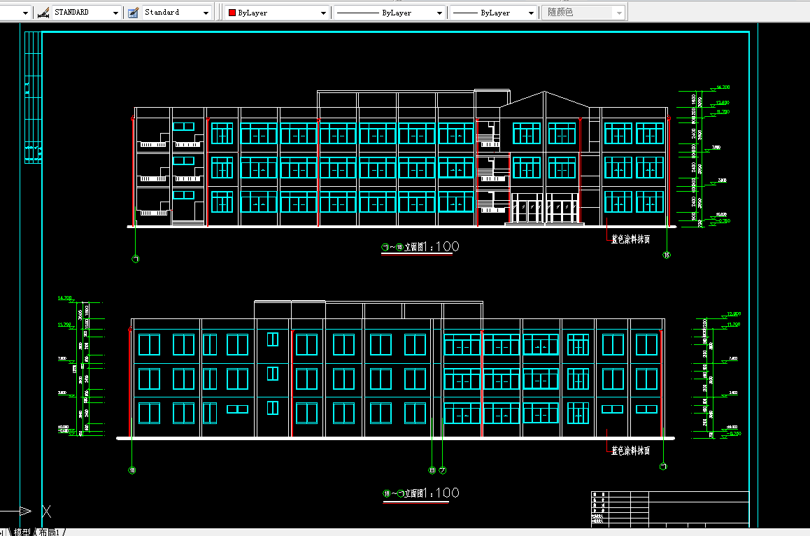 J197-三层框架结构教学楼设计【含施工组织]4184平米