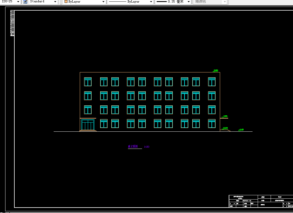J198-南京某学校图书馆设计-四层框架结构4000平米