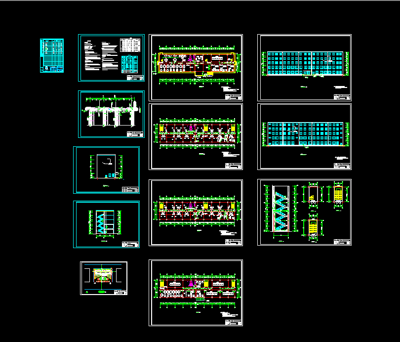 J255-唐山市蓝天宾馆建筑结构设计-5层5114平米