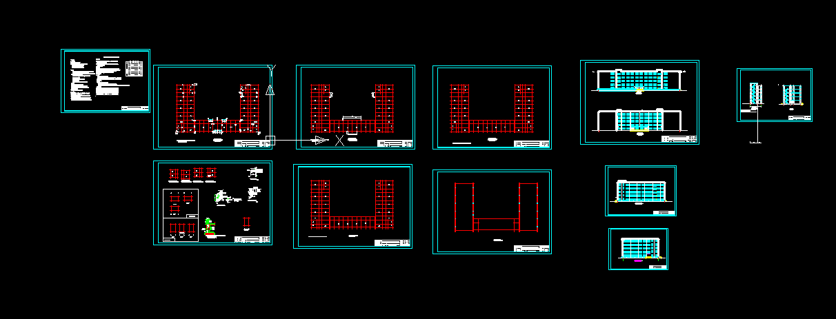 J398-武汉市长江大学新校区教学楼设计-6层10638平米