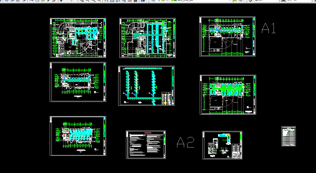 J471-天津某高层办公楼空调与地下车库通风排烟设计