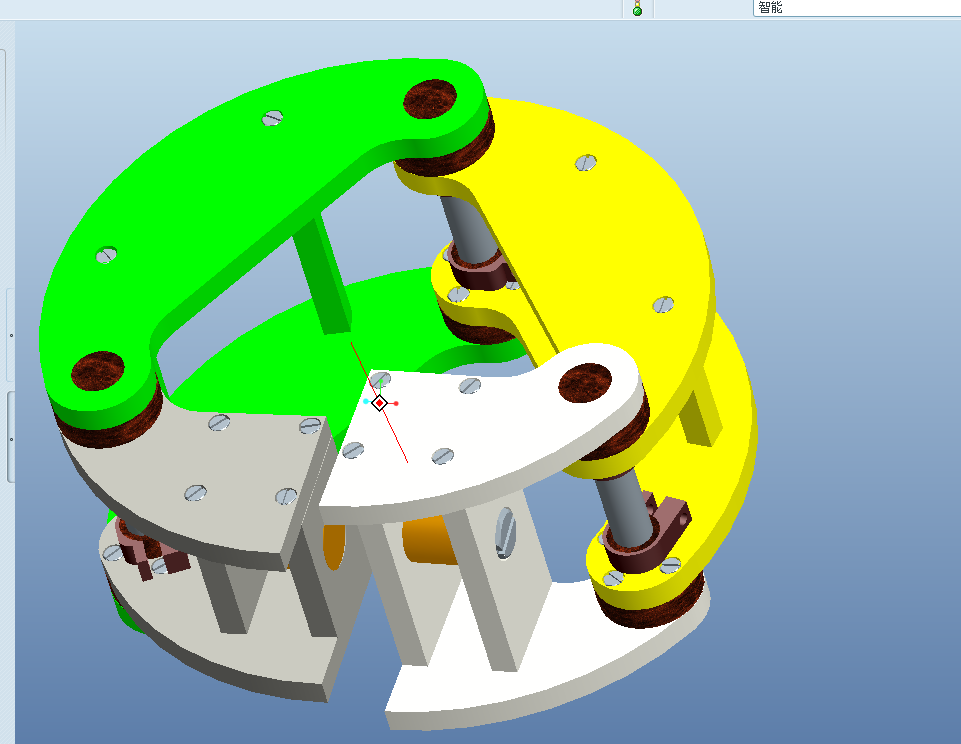 D334-滚动步行复合运动机器人的设计[含Proe三维图]
