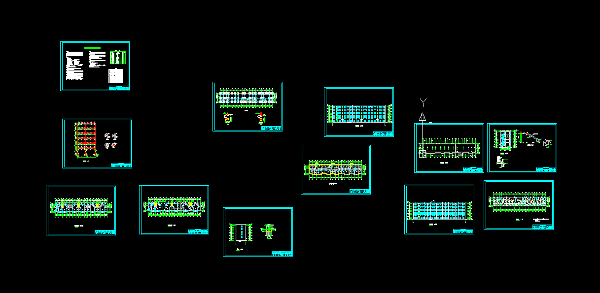 J499-青岛城阳瑞都小区住宅楼设计-6层4400平米，三单元三户型