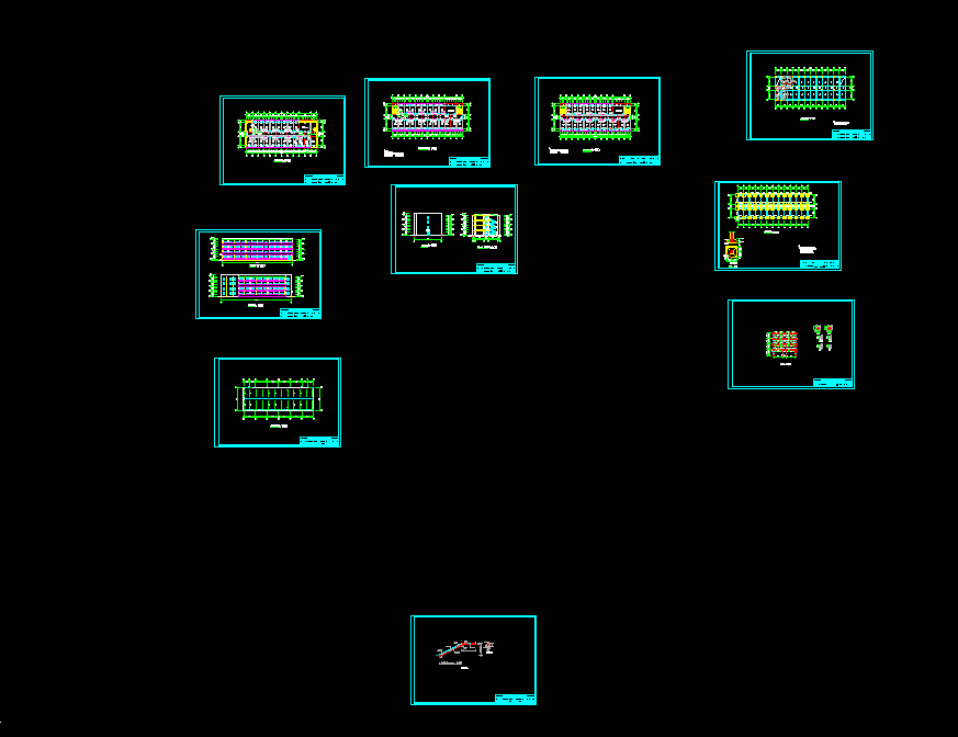 J503-青岛职业技术学院学生公寓设计-4层，3425平米