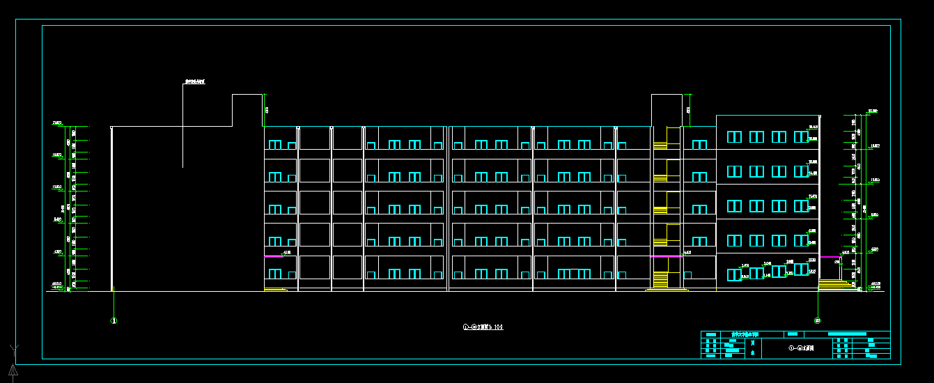 J647-常德市温馨中学教学楼建筑结构设计-5层，4528平米