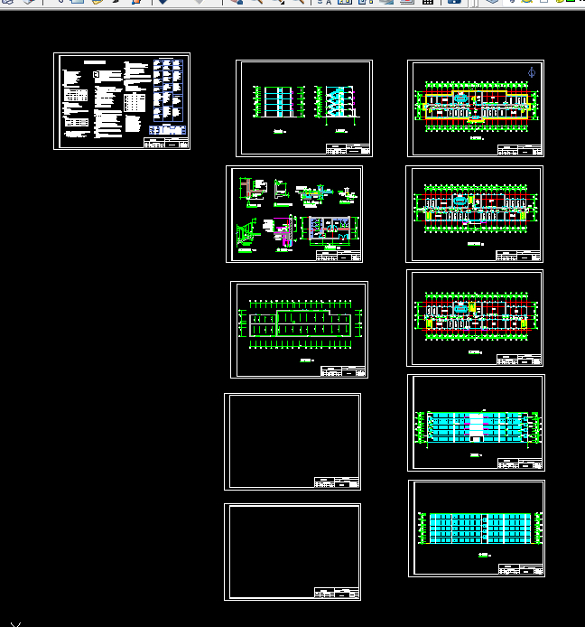 J648-大学五层综合行政办公楼设计-5600平米