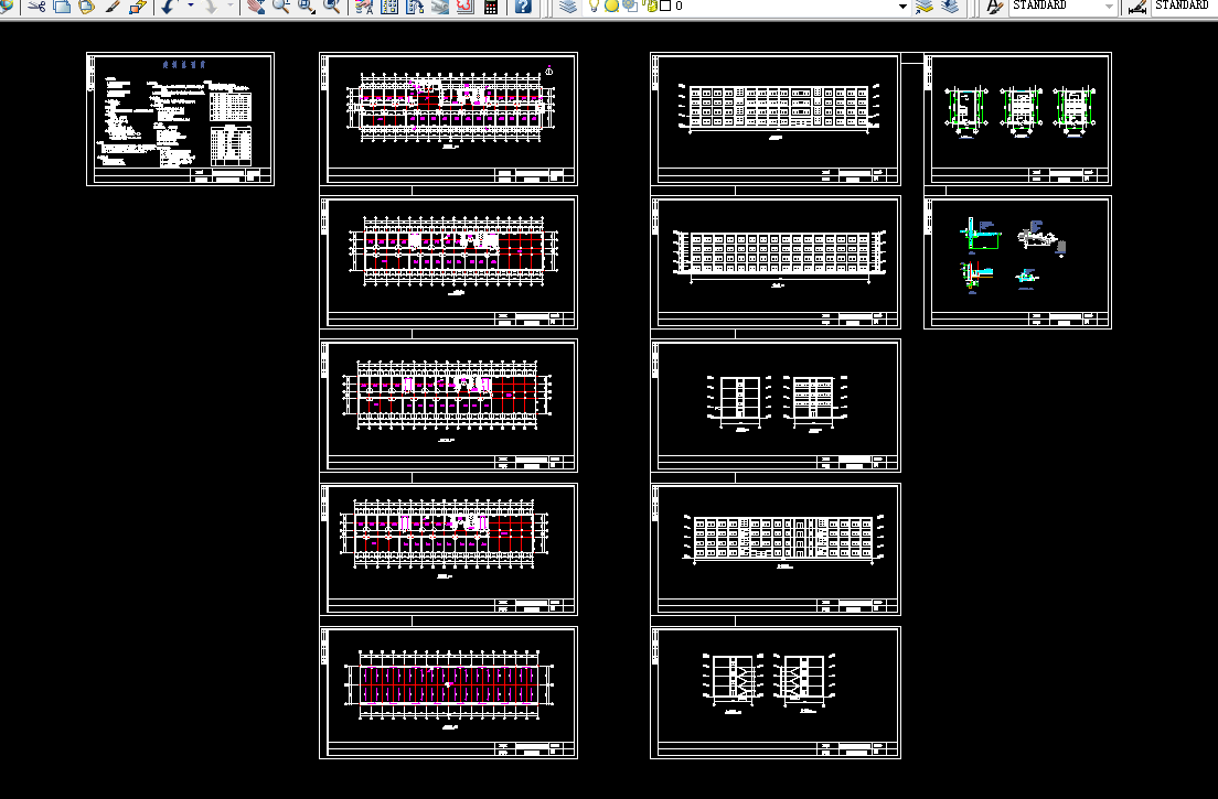 J680-济南某物流配送中心办公楼设计（方案四）-4层3870平米