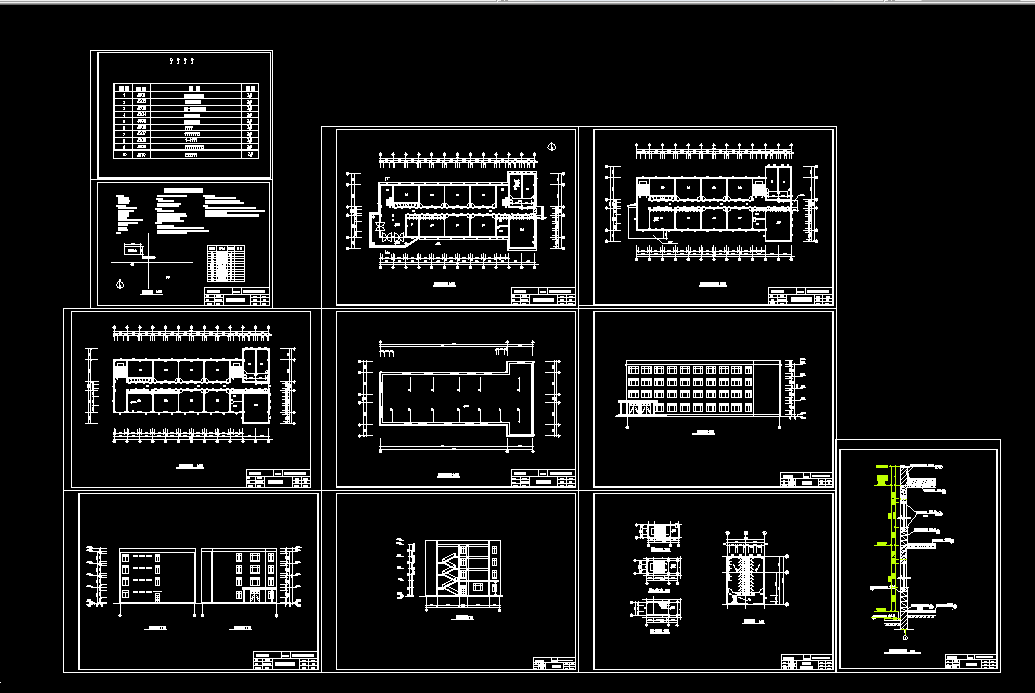 J684-济南某物流配送中心四层办公楼设计-3200平米