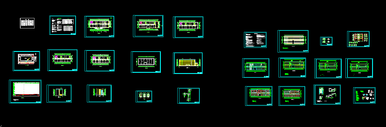 J685-济南某物流中心办公楼设计【含施工组织】5层，4800平米